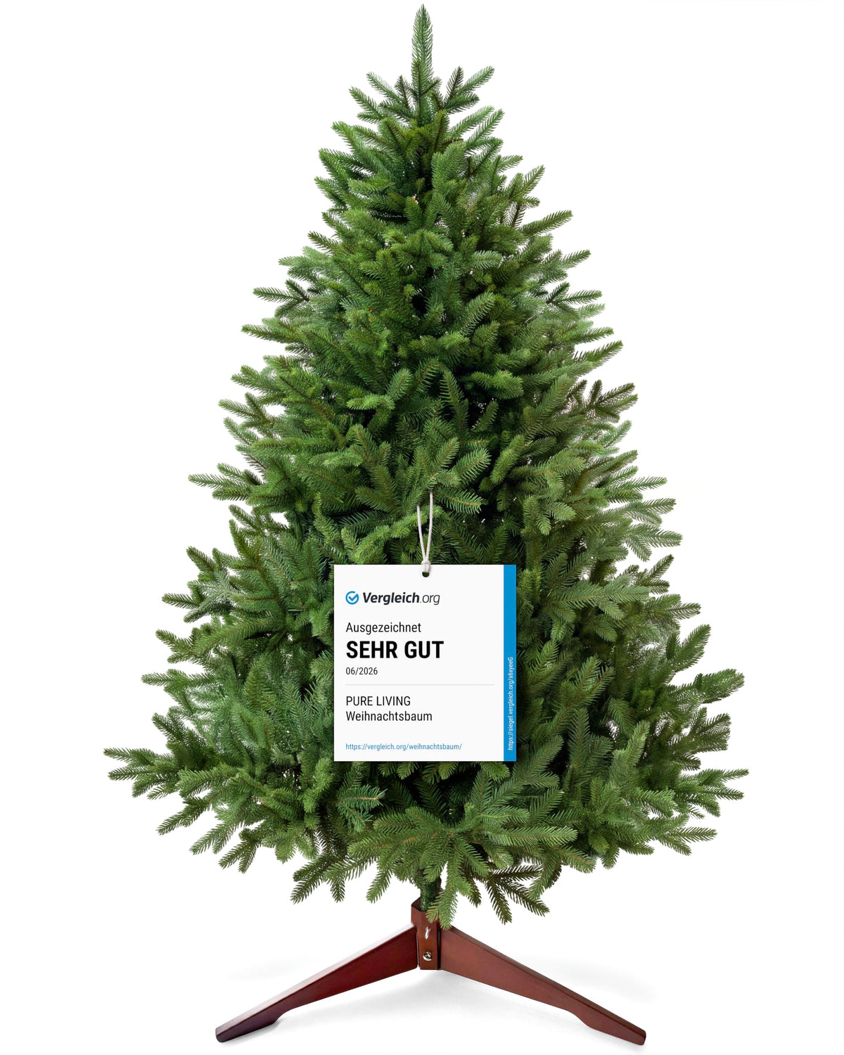Künstlicher Weihnachtsbaum 180 cm von Pure Living mit Holzständer