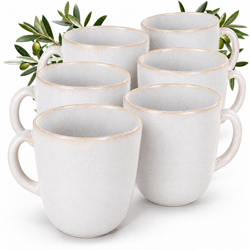 Tazze mug Porto Pearl, set da 6