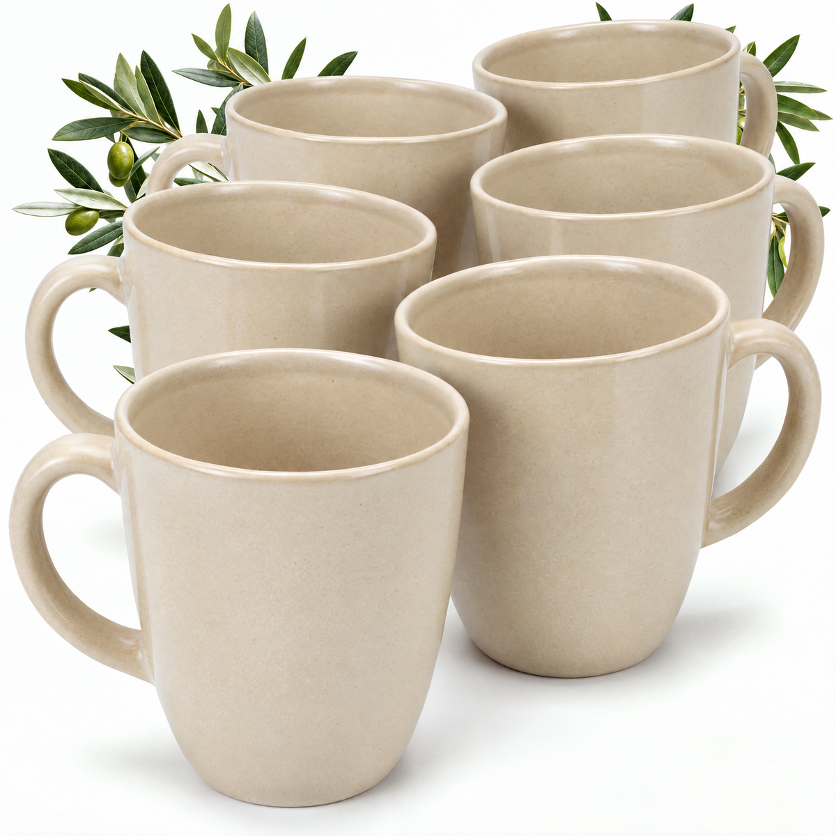 Tazze mug Algarve Vanilla, set da 6