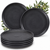 Piatti da dessert Algarve Basalt, set da 6