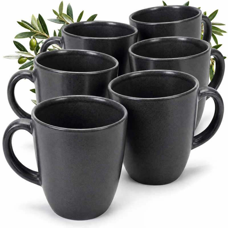 Tazze mug Algarve Basalt, set da 6